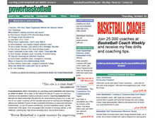 Tablet Screenshot of powerbasketball.com